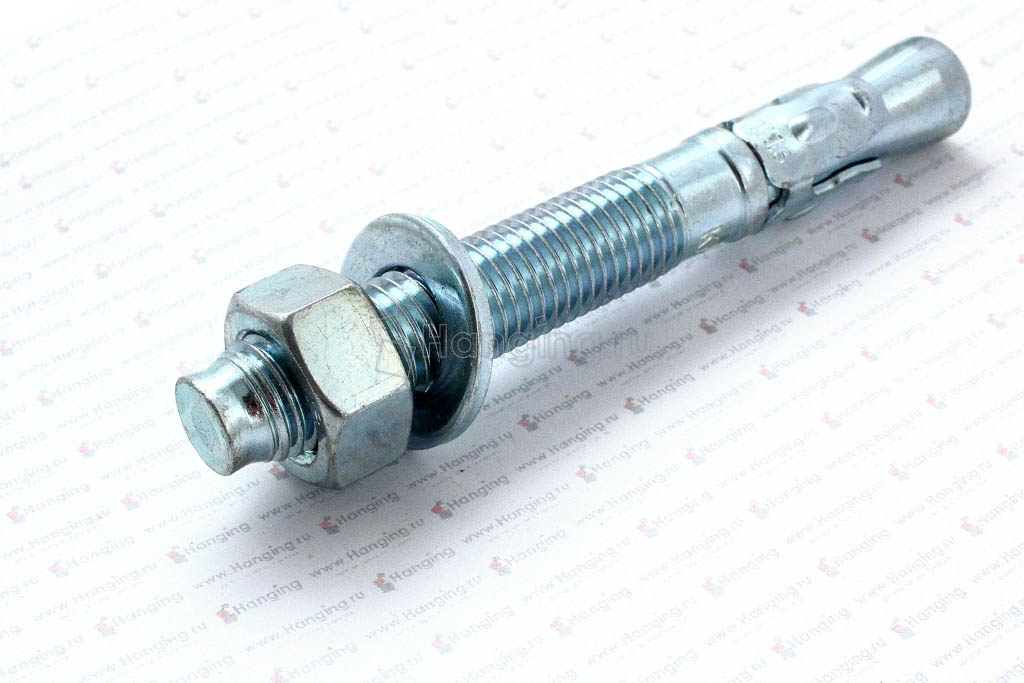 Анкер для бетона М16x140 белый цинк