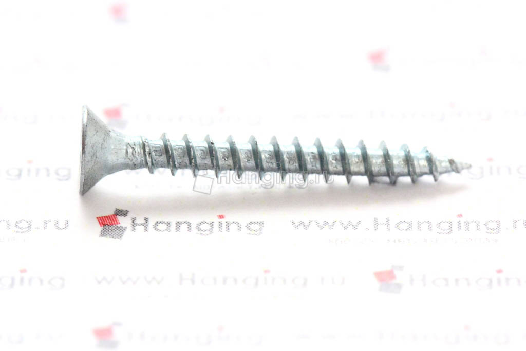 Универсальные белые оцинкованные саморезы 3,5х30 белый цинк