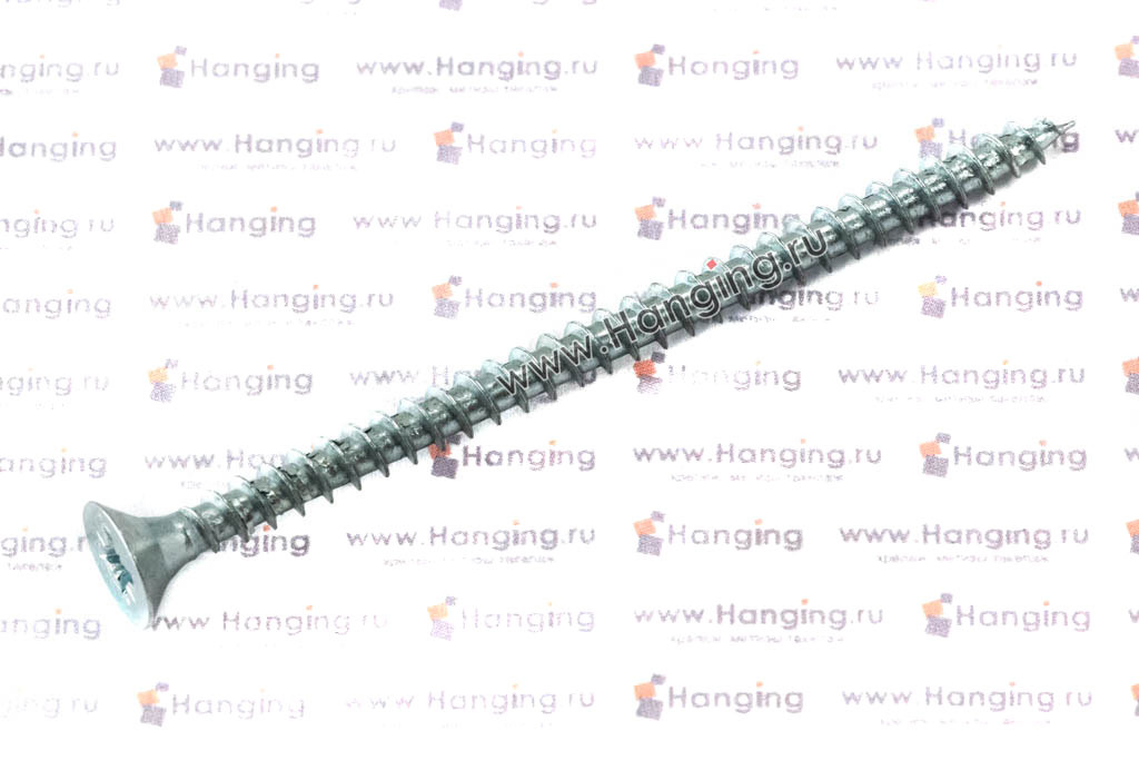 Универсальные белые оцинкованные саморезы 4,5х70 белый цинк