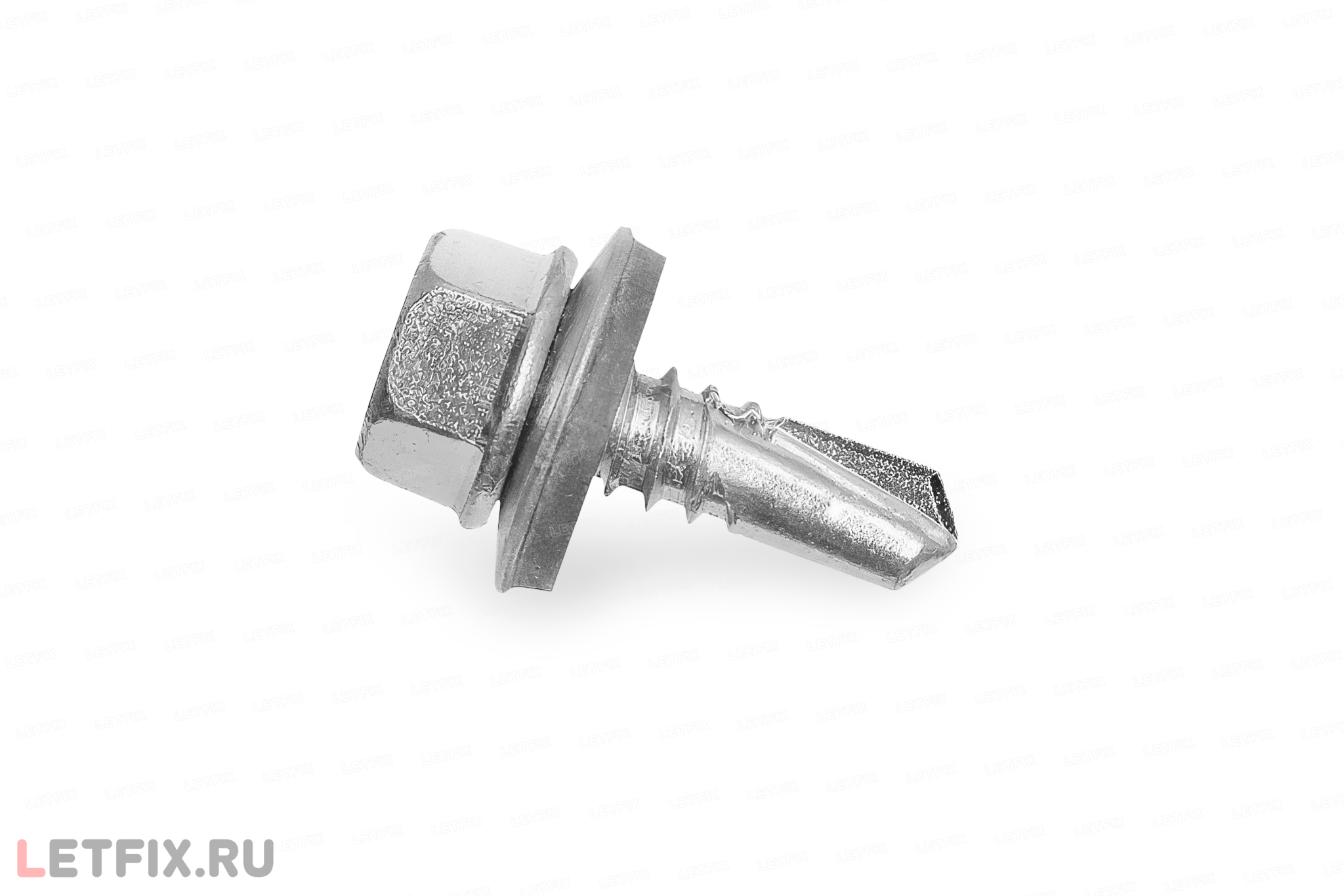 Качественные кровельные саморезы по металлу Fasty SD 6 6.3*19 мм с шайбой EPDM P150200AMS для оснований толщиной до 6 мм