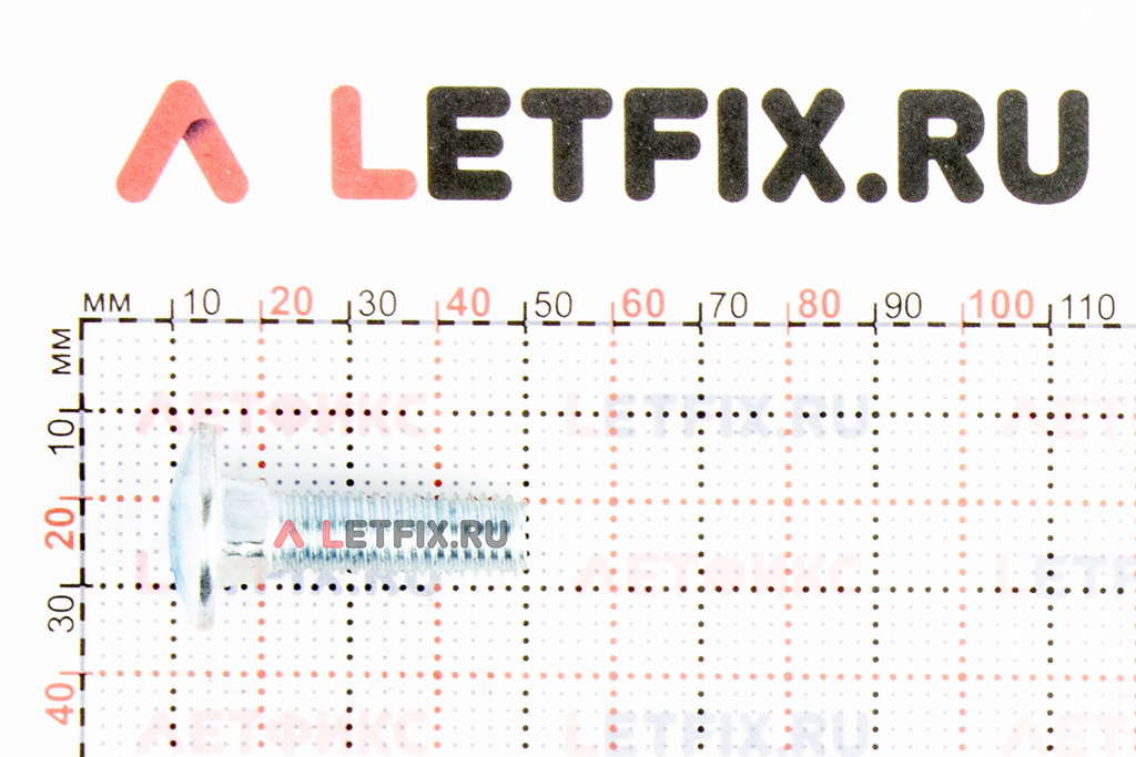 Размеры болта М10х35 класса прочности 4.6 оцинкованного DIN 603