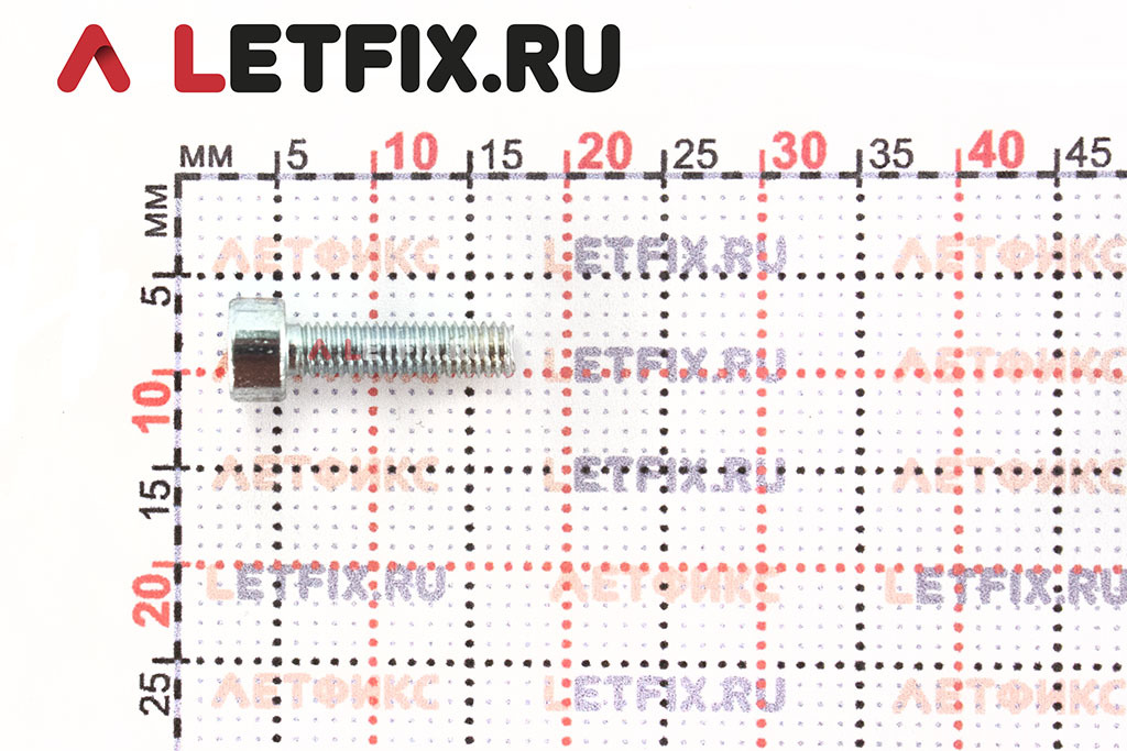 Размеры винта М3х12 с внутренним шестигранником без покрытия кл. пр. 12.9 DIN 912 (M3x12 12.9 ISO 4762)
