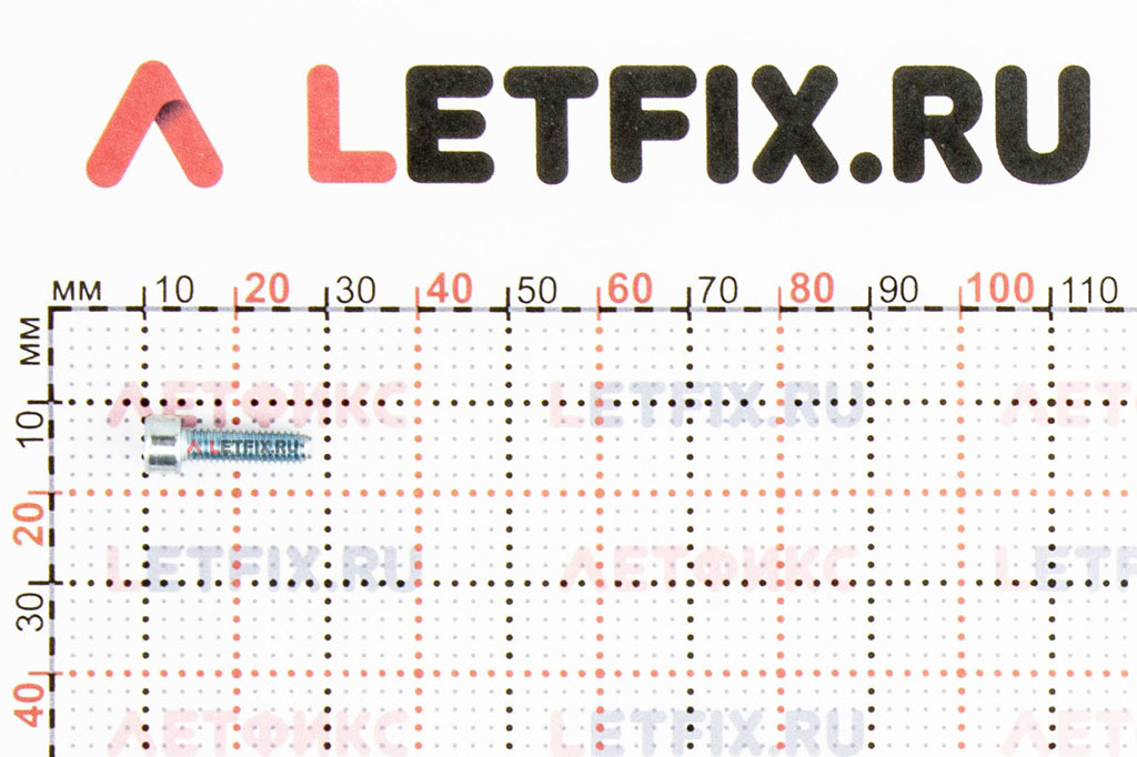 Размеры винта М4х14 с внутренним шестигранником без покрытия кл. пр. 12.9 DIN 912 (M4x14 12.9 ISO 4762)