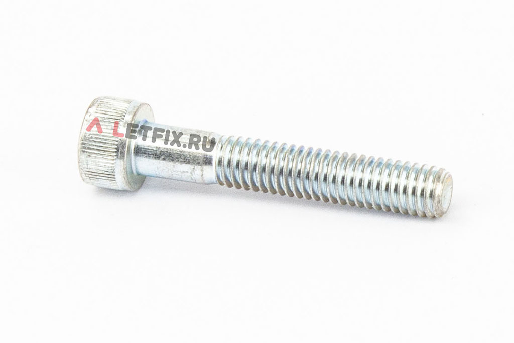 Винт DIN 912 M6x35 8.8 Zn с цилиндрической головкой с внутренним шестигранником с цинковым покрытием (6*35 цинк 8.8 ГОСТ 11738-84)