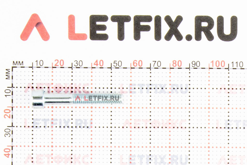 Размеры оцинкованного винта М6х40 DIN 912 8.8 с цилиндрической головкой с внутренним шестигранником кл. пр. 8.8 (M6x40 8.8 ISO 4762)