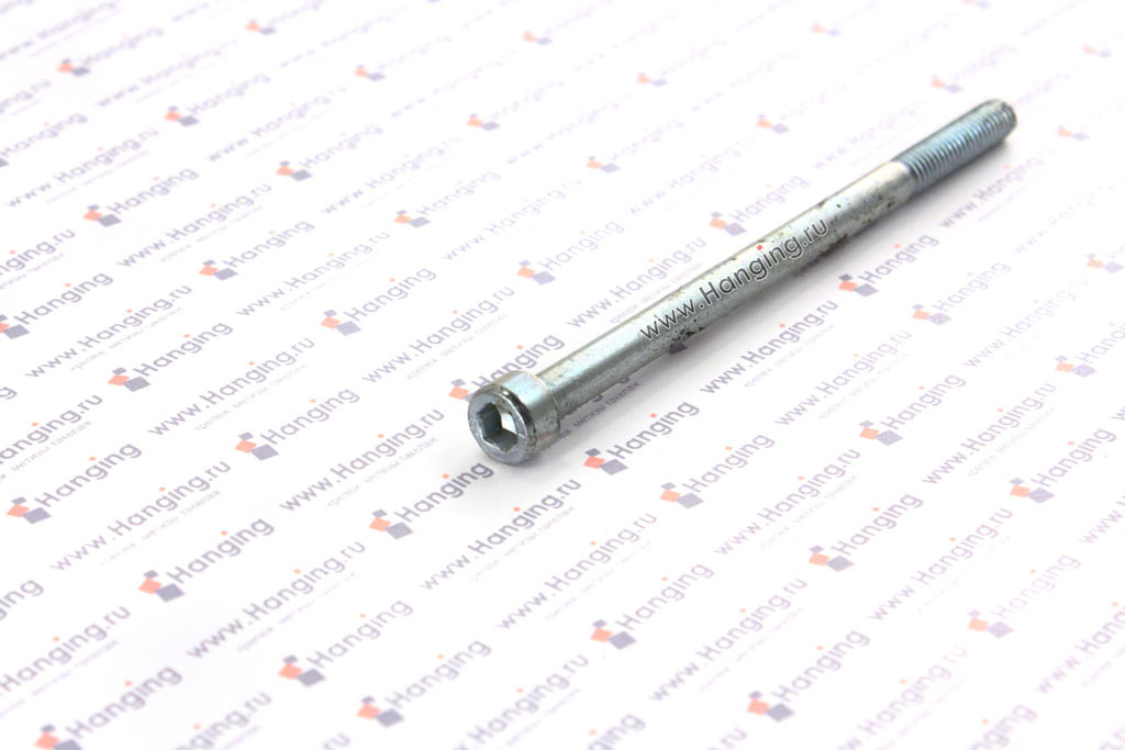 Оцинкованные винты М6х100 DIN 912 класса прочности 8.8 с неполной резьбой с внутренним шестигранником — аналог на оцинкованные винты М6х100 8.8 ГОСТ 11738-84 и М6х100 8.8 ГОСТ Р ИСО 4762-2012 (ISO 4762)