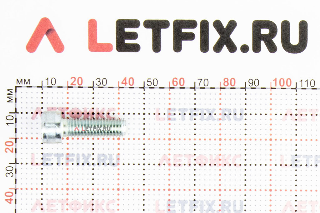 Размеры винта М8х25 с внутренним шестигранником без покрытия кл. пр. 12.9 DIN 912 (M8x25 12.9 ISO 4762)