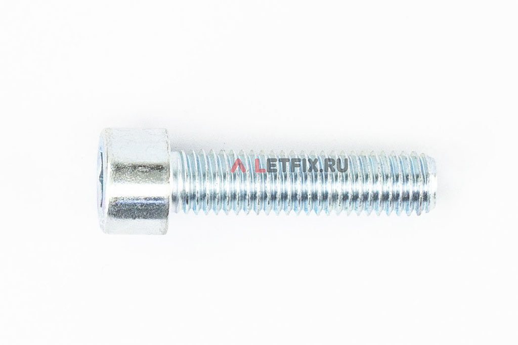 Болт (винт) DIN 912 M10x40 8.8 zn оцинкованный с полной резьбой. Винт М10х40 8.8 ГОСТ 11738-84 цинк (ГОСТ Р ИСО 4762-2012).