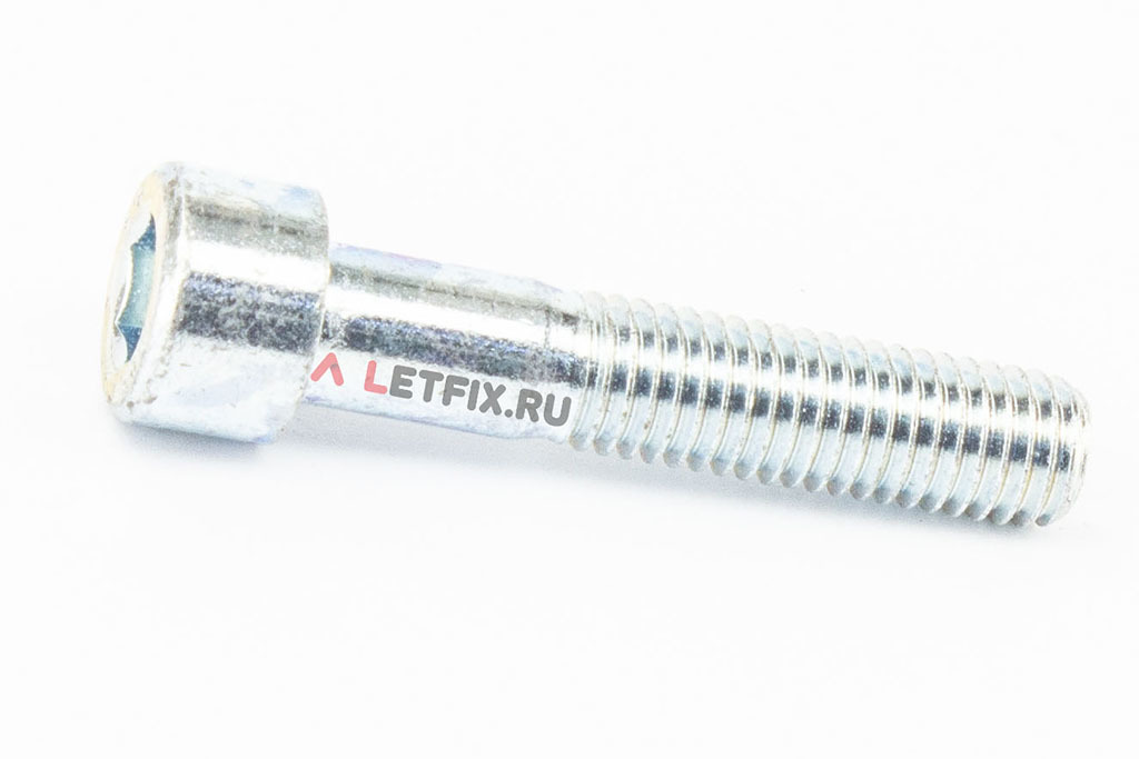 Оцинкованные винты М10х50 DIN 912 класса прочности 8.8 с неполной резьбой с внутренним шестигранником — аналог на оцинкованные винты М10х50 8.8 ГОСТ 11738-84 и М10х50 8.8 ГОСТ Р ИСО 4762-2012 (ISO 4762)