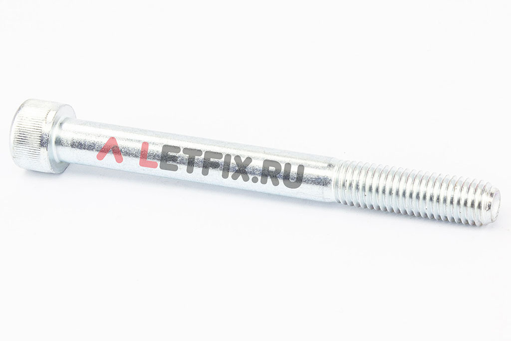 Винт DIN 912 M10x100 8.8 Zn с цилиндрической головкой с внутренним шестигранником с цинковым покрытием (10*100 цинк 8.8 ГОСТ 11738-84)