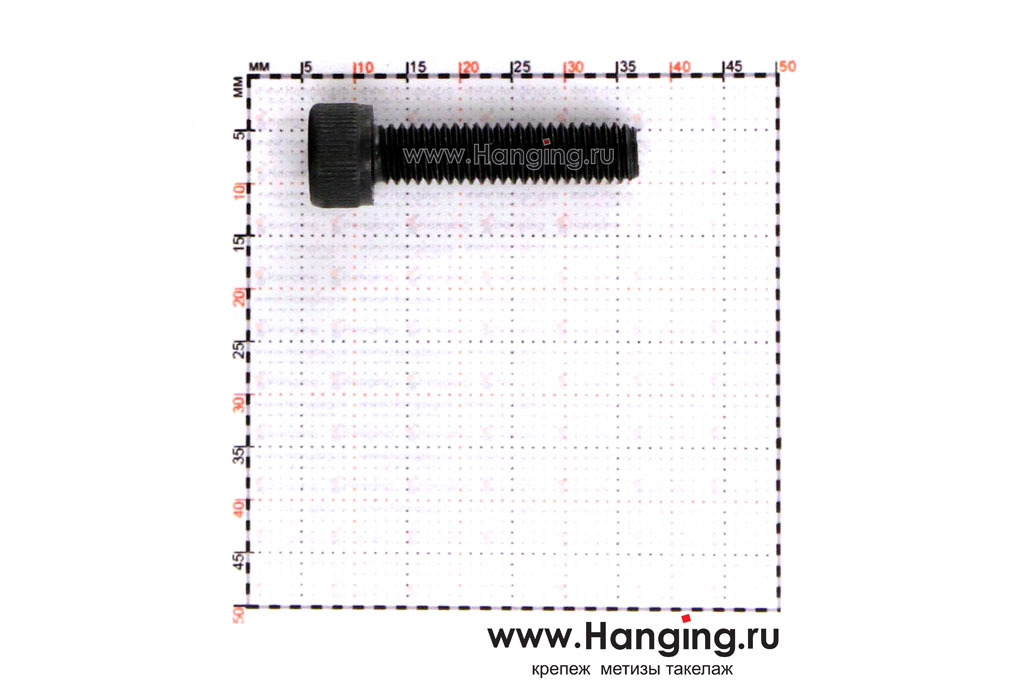 Размеры на винты с полной резьбой DIN 912 10.9 M6x25 (М6x25 10.9 ISO 4762 и М6*25 ГОСТ 11738 84 10.9 с полной резьбой)