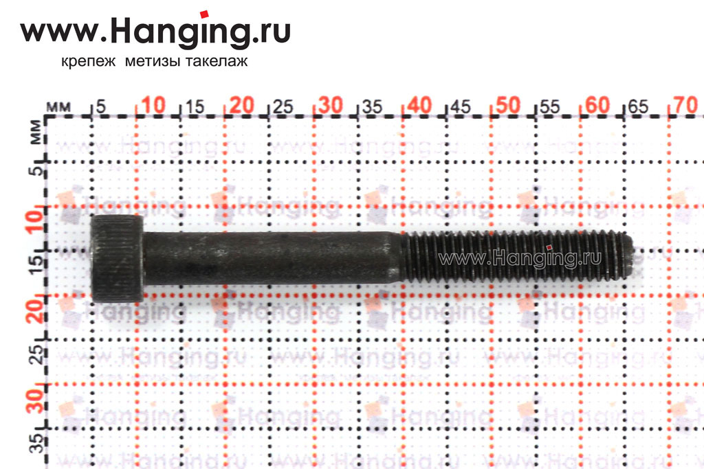 Размеры на винты DIN 912 10.9 ММ6x55 (М6x55 10.9 ГОСТ Р ИСО 4762 и М6*55 ГОСТ 11738 84 10.9 (ISO 4762)