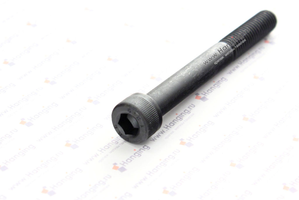 Стальные высокопрочные винты М10х90 ГОСТ 11738-84 класса прочности 10.9 с цилиндрической головкой с внутренним шестигранником без покрытия (аналог ГОСТ на винты DIN 912 M10x90 10.9 St и М10х90 ISO 4762 10.9 St)