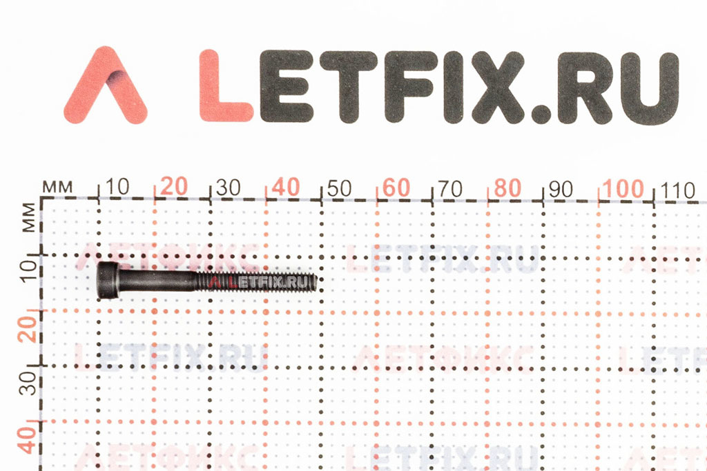 Размеры винта М4х35 DIN 912 с цилиндрической головкой с внутренним шестигранником без покрытия кл. пр. 12.9 (M4x35 12.9 ISO 4762)