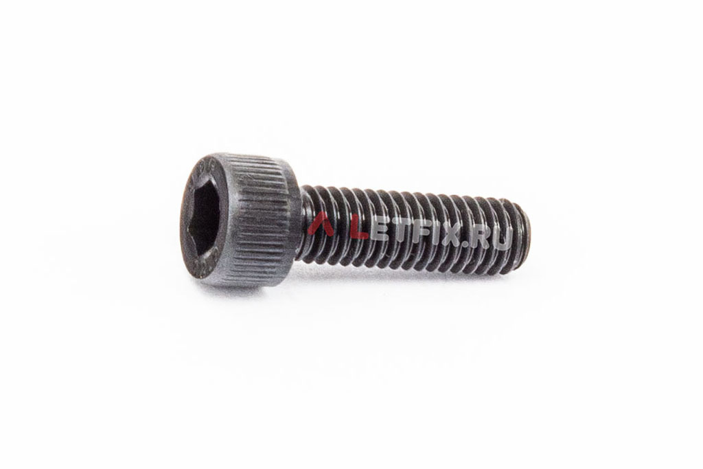 Размеры винта М6х20 с внутренним шестигранником без покрытия кл. пр. 12.9 DIN 912 (M6x20 12.9 ISO 4762)