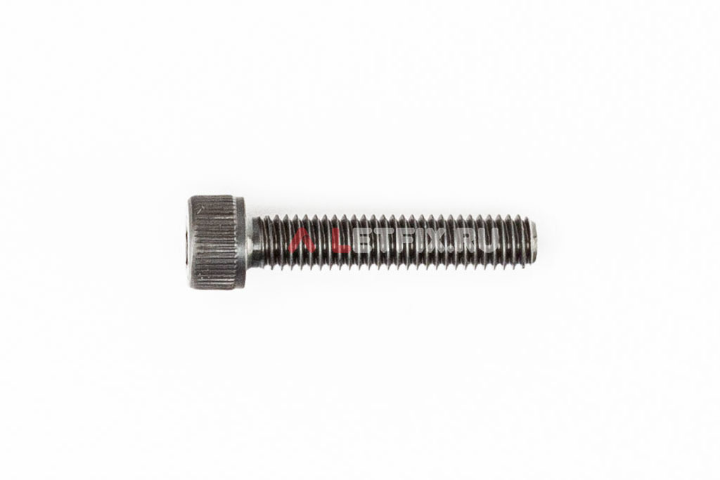 Винт М6х30 с внутренним шестигранником с полной резьбой без покрытия кл. пр. 12.9 DIN 912