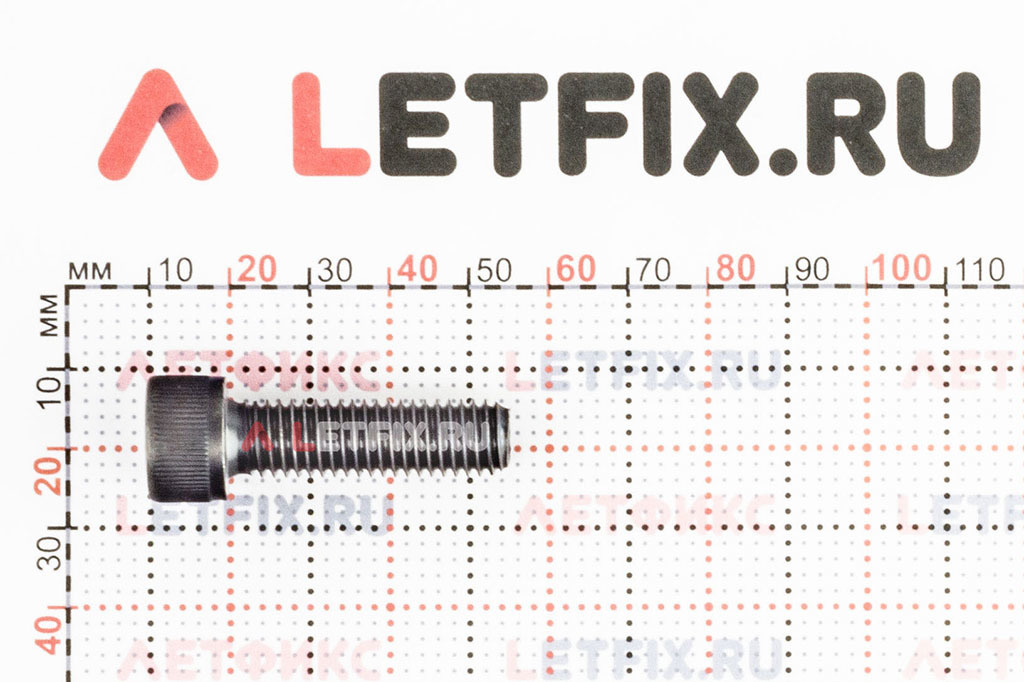 Размеры винта М10х35 с внутренним шестигранником без покрытия кл. пр. 12.9 DIN 912 (M10x35 12.9 ISO 4762)