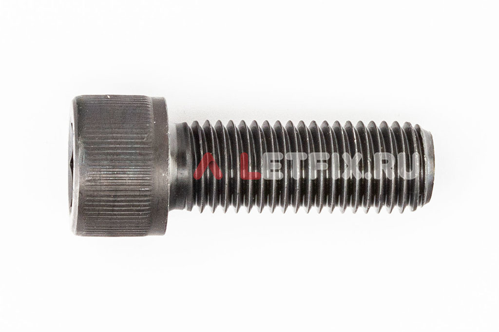 Винт М16х45 с внутренним шестигранником с полной резьбой без покрытия кл. пр. 12.9 DIN 912