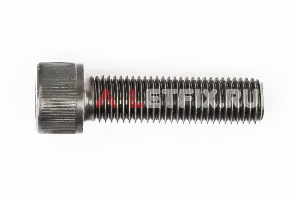 Винт М16х60 с внутренним шестигранником с полной резьбой без покрытия кл. пр. 12.9 DIN 912