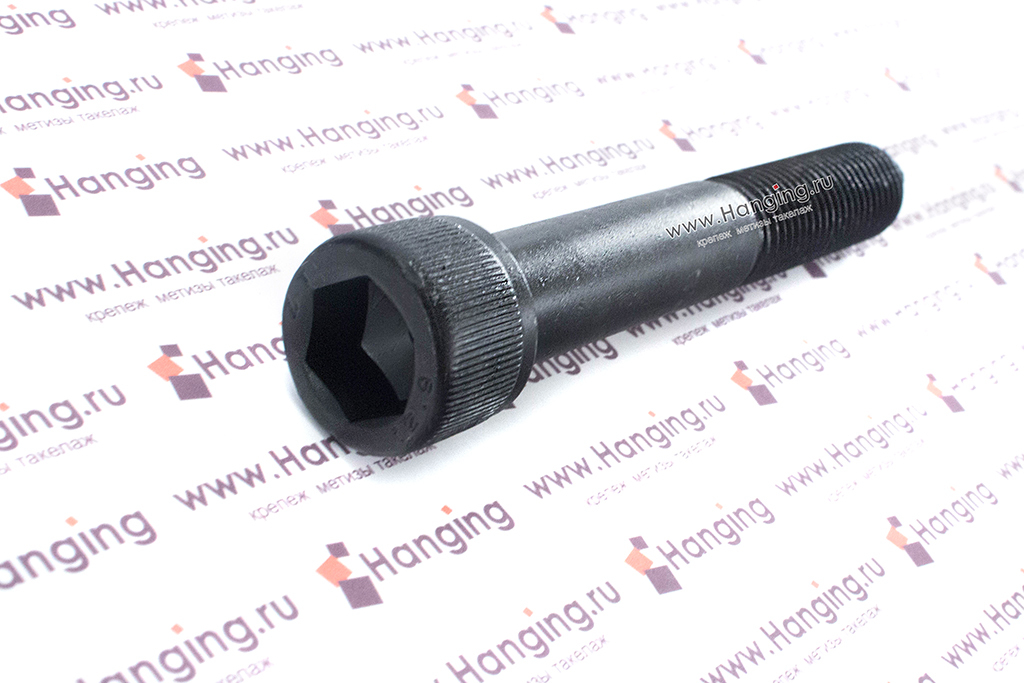 Высокопрочные винты М16х100 DIN 912 класса прочности 12.9 с неполной резьбой с внутренним шестигранником без покрытия (аналог на винты М16х100 12.9 ГОСТ 11738-84 и М16х100 12.9 ГОСТ Р ИСО 4762-2012 (ISO 4762)