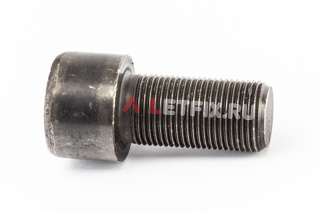 Полнорезьбовой винт DIN 912 М20х40 с цилиндрической головкой с внутренним шестигранником без покрытия класса прочности 12.9