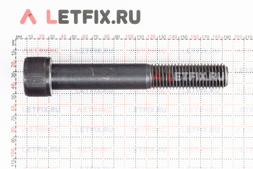 Размеры винта М24х160 DIN 912 с цилиндрической головкой с внутренним шестигранником без покрытия кл. пр. 12.9 (M24x160 12.9 ISO 4762)