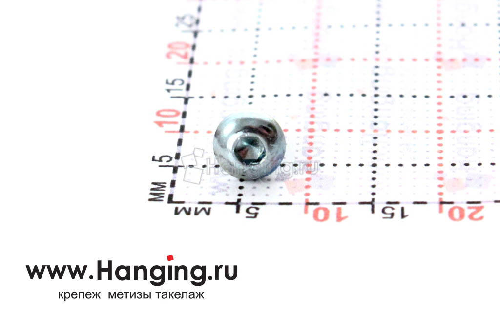 Высокопрочный винт М3х5 ISO 7380-1 цинк — аналог винта М3*5 ГОСТ 28963-91 и М3*5 ГОСТ ИСО 7380-1-2014 класса прочности 10.9