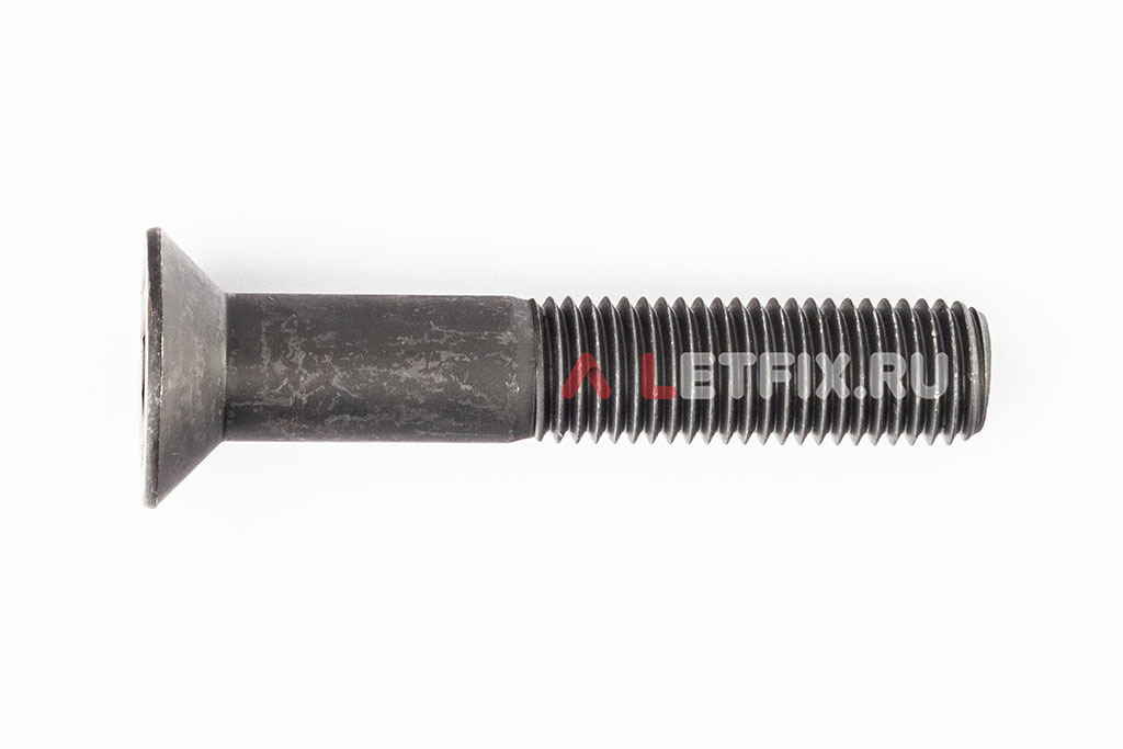 Высокопрочные винты М16*90 DIN 7991 10.9 с неполной резьбой с потайной головкой и шестигранным углублением под ключ . Винты М16*90 10.9 ГОСТ Р ИСО 10642 (ISO 10642) с неполной резьбой.