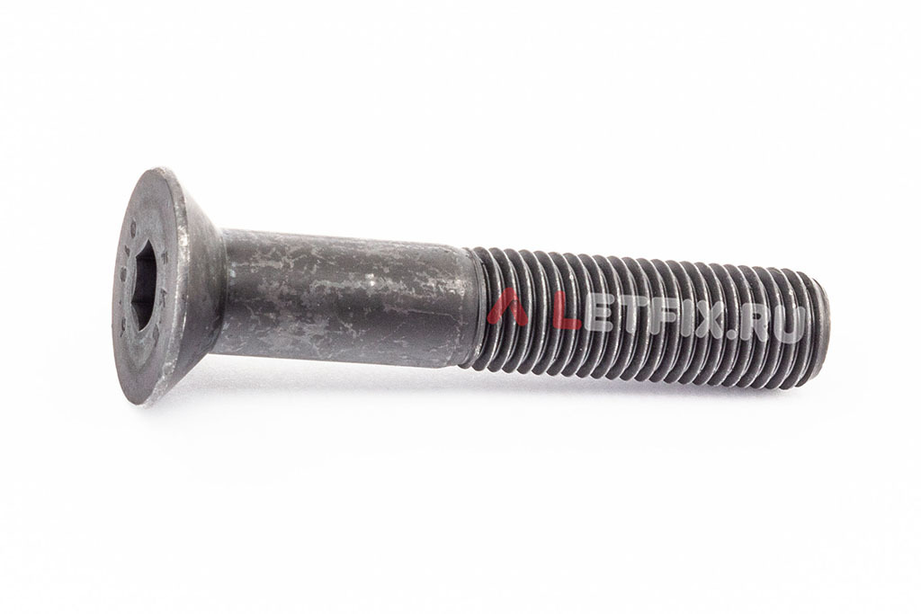 Высокопрочные винты M16x90 DIN 7991 н/р (неполная резьба) класса прочности 10.9 с потайной головкой и внутренним шестигранником для сборочных машиностроительных и приборостроительных производств