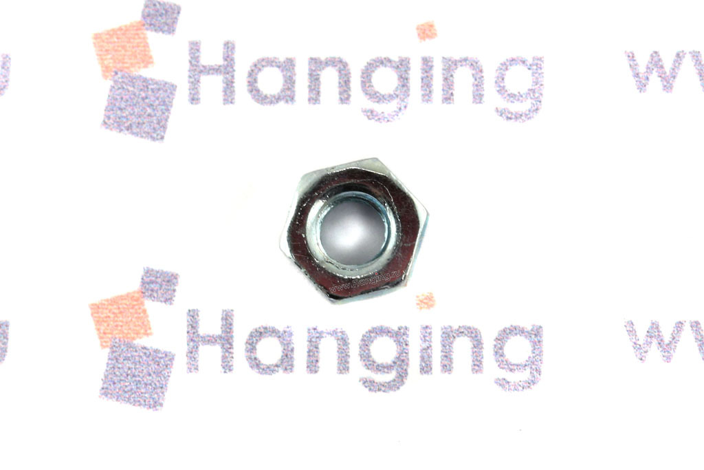 Оцинкованные низкие шестигранные гайки М3 zn DIN 439 Form B (аналог М3 ГОСТ ISO 4035-2014, М3 ГОСТ 5916-70 и ГОСТ 5929-70)