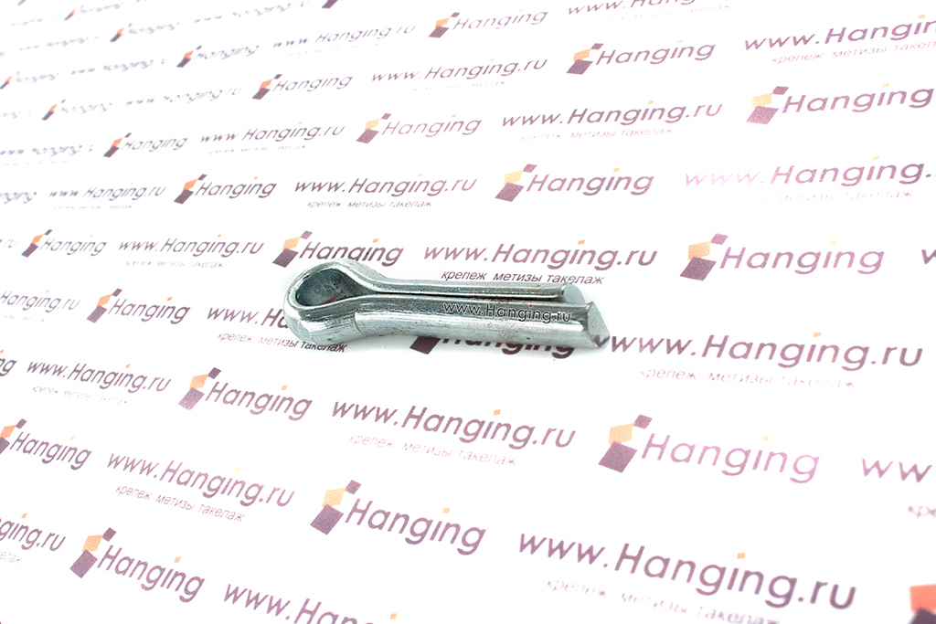 Размеры оцинкованного стального шплинта DIN 94 и ГОСТ 397-79 1х6 для резьбы М4 и осей 3–4 мм