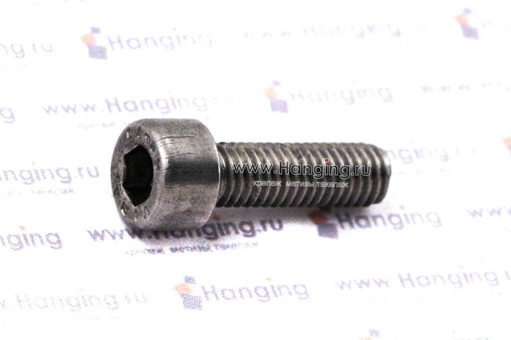 Нержавеющий винт DIN 912 M5x16 A4 с полной резьбой. Винты из нержавейки М5х16 10Х17Н13М2 ГОСТ 11738-84 (ГОСТ Р ИСО 4762 М5х16 А4).