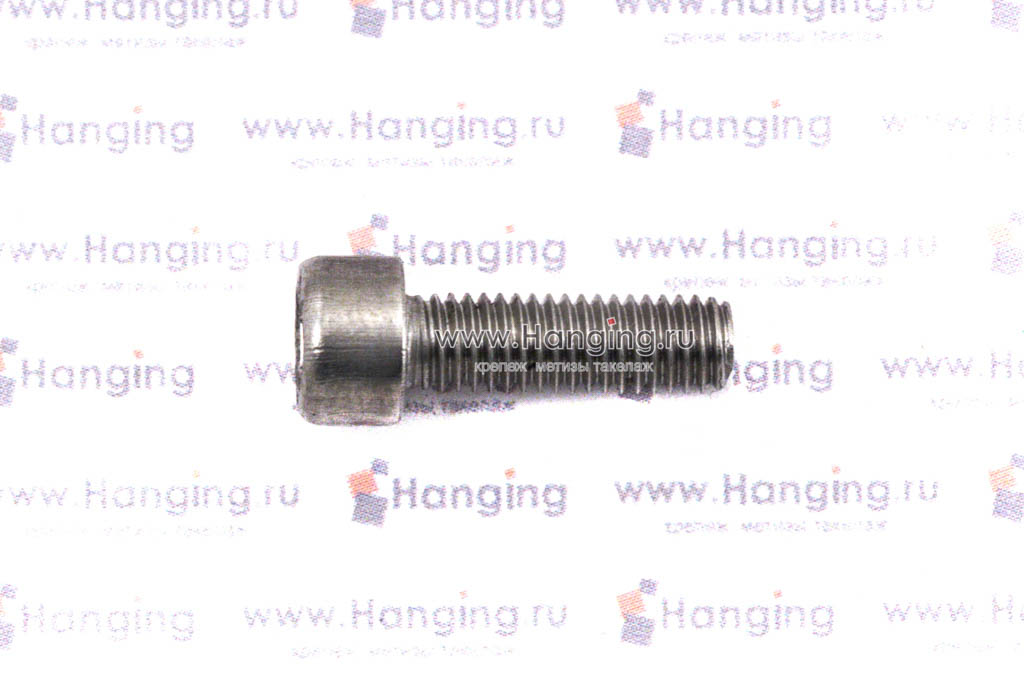 Полнорезьбовые нерж. винты DIN 912 M5x16 A4 с цилиндрической головкой и внутренним шестигранником из нержавейки А4 (AISI 316), аналог М5х16 ГОСТ 11738-84 и ISO 4762