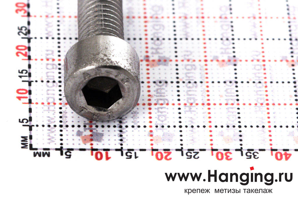 Полнорезьбовые винты А2 М8х20 ГОСТ 11738-84 08Х18Н10 (ГОСТ Р ИСО 4762-2012 М8х20 А2)