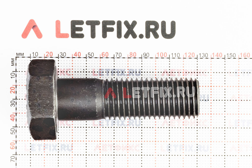 Размеры болта М30*100 10.9 ХЛ ГОСТ Р 52644-2006 без покрытия с увеличенной шестигранной головкой под ключ