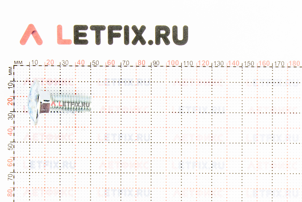 Размеры болта М12х35 класса прочности 4.6 оцинкованного DIN 603