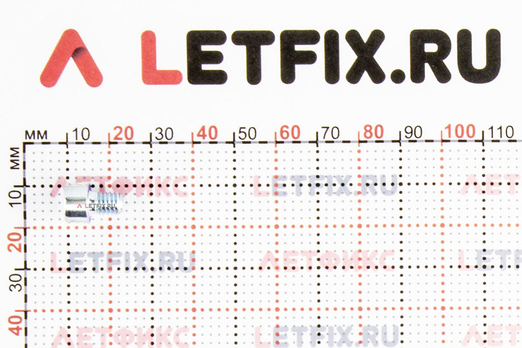Размеры винта М6х8 с внутренним шестигранником без покрытия кл. пр. 12.9 DIN 912 (M6x8 12.9 ISO 4762)
