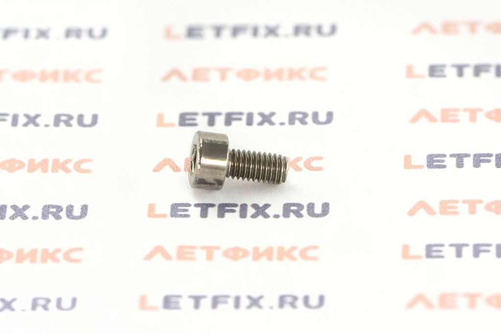 Нержавеющий винт DIN 912 M3x6 A4 с полной резьбой. Винты из нержавейки М3х6 10Х17Н13М2 ГОСТ 11738-84 (ГОСТ Р ИСО 4762 М3х6 А4).