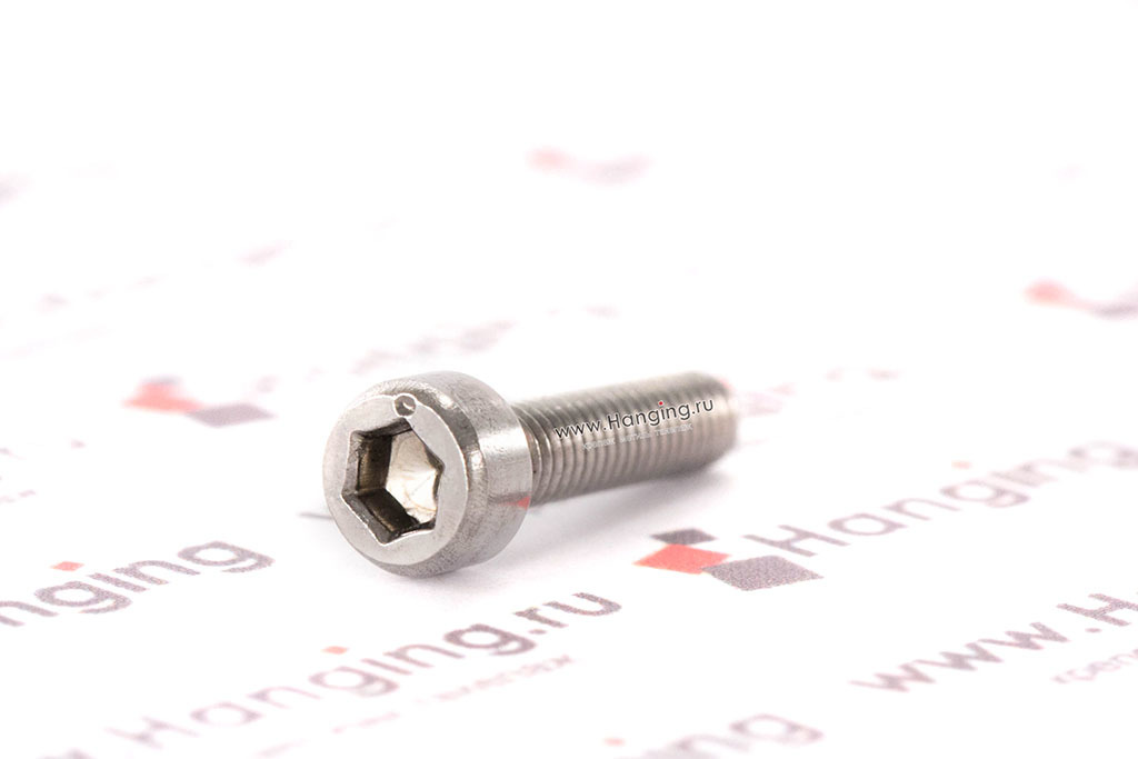 Полнорезьбовые нерж. винты DIN 912 M3x12 A4 с цилиндрической головкой и внутренним шестигранником из нержавейки А4 (AISI 316), аналог М3х12 ГОСТ 11738-84 и ISO 4762