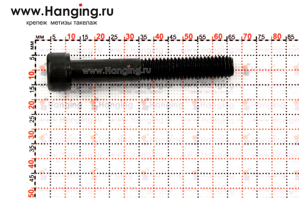 Размеры на винты DIN 912 10.9 ММ8x55 (М8x55 10.9 ГОСТ Р ИСО 4762 и М8*55 ГОСТ 11738 84 10.9 (ISO 4762)