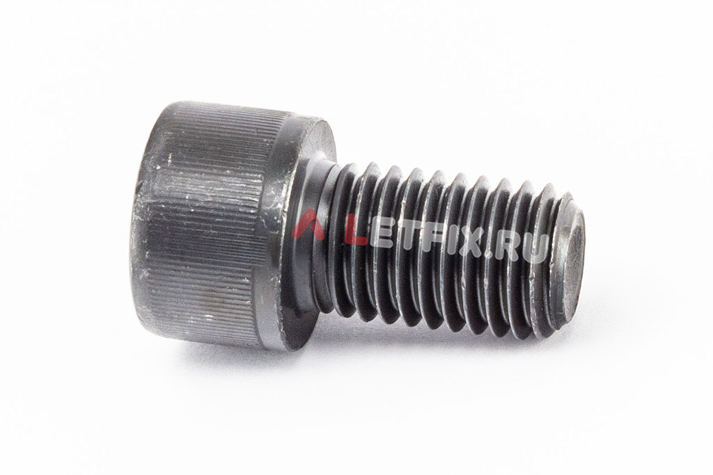 Полнорезьбовой винт DIN 912 М18х30 с цилиндрической головкой с внутренним шестигранником без покрытия класса прочности 12.9