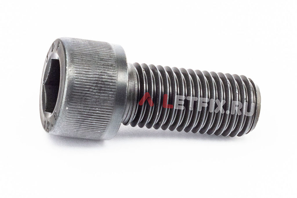 Полнорезьбовые высокопрочные винты М24х55 12.9 с внутренним шестигранником DIN 912 (аналог на полнорезьбовые винты М24х55 12.9 ГОСТ 11738-84 и М24х55 12.9 ГОСТ Р ИСО 4762-2012 (ISO 4762)