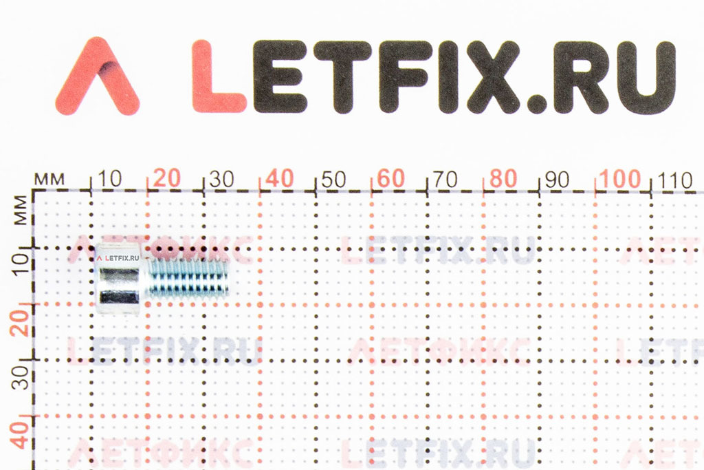 Размеры винта М8х16 с внутренним шестигранником без покрытия кл. пр. 12.9 DIN 912 (M8x16 12.9 ISO 4762)