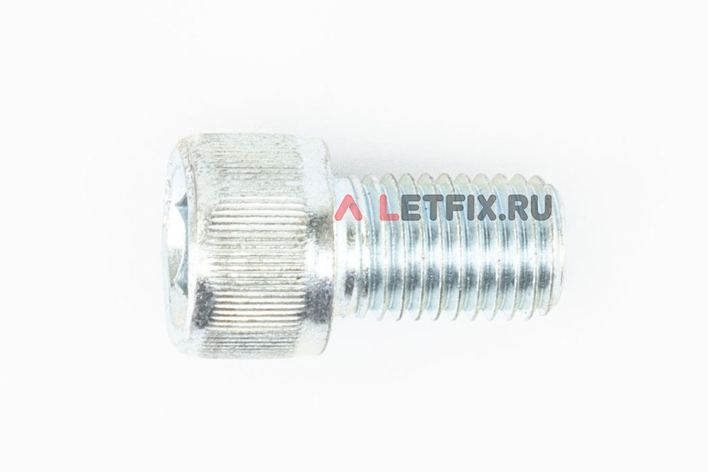 Высокопрочный болт (винт) DIN 912 M16x25 10.9 zn оцинкованный высокопрочный с полной резьбой. Винт М16х25 10.9 ГОСТ 11738-84 цинк (ГОСТ Р ИСО 4762-2012).