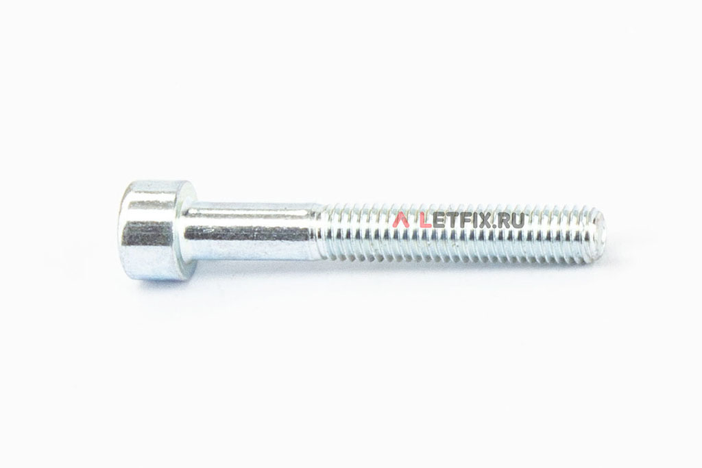 Винты цинк М5*35 ГОСТ ISO 4762 с шестигранником класса прочности 10.9 (5*35 мм 10.9 ГОСТ 11738-84 цинк) с неполной резьбой.