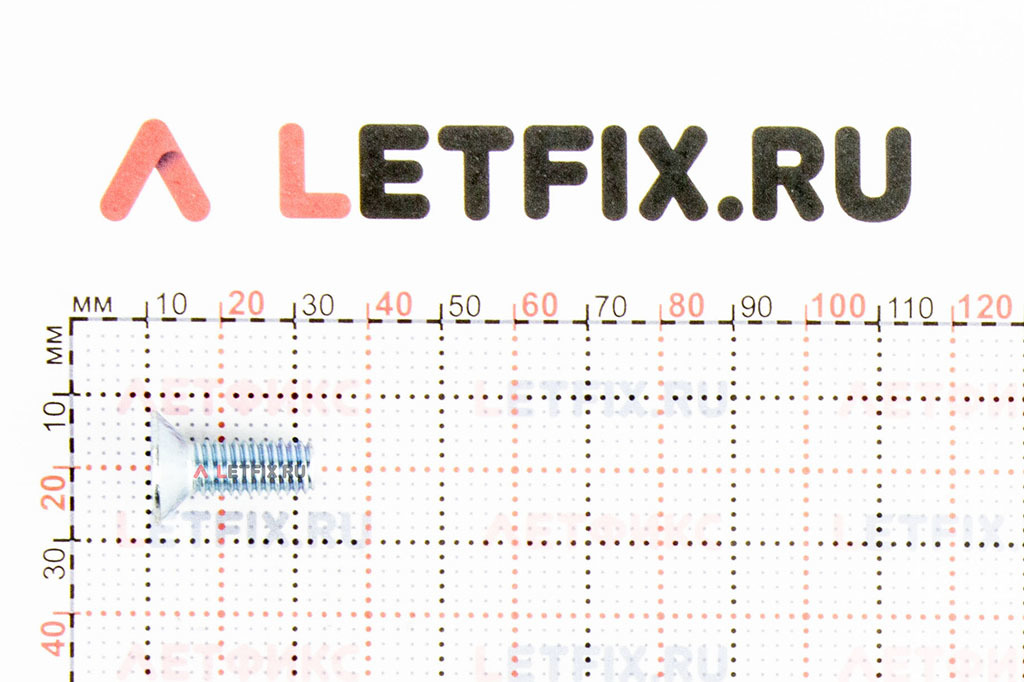 Размеры на винты М8*22 ISO 10642 (ДИН 7991) цинк класса прочности 8.8 с потайной головкой с внутренним шестигранником (ГОСТ Р ИСО 10642-2012 М8*22 цинк 8.8)