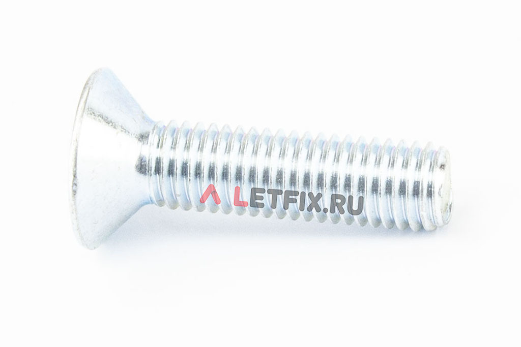 Оцинкованные потайные винты 10*40 DIN 7991 10.9 zn с внутренним шестигранником