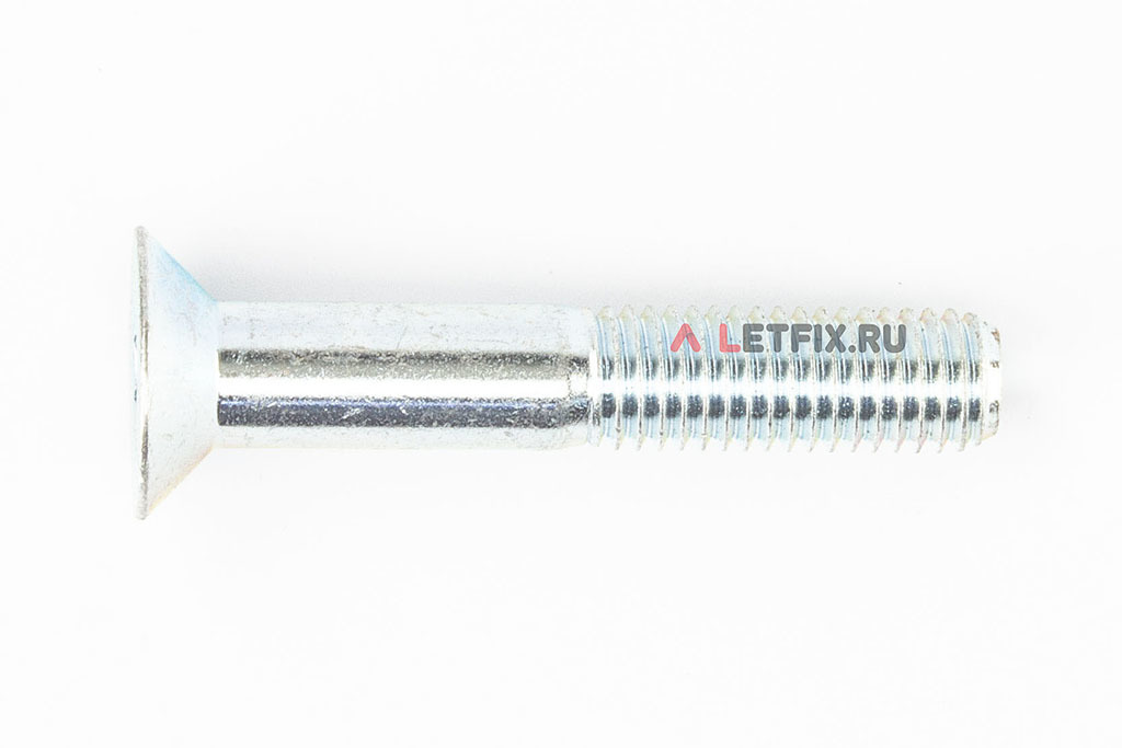 Оцинкованные винты М12*70 ISO 10642-2012 10.9 с потайной головкой и внутренним шестигранником. Винты DIN 7991 M12x70 10.9 zn с неполной резьбой.