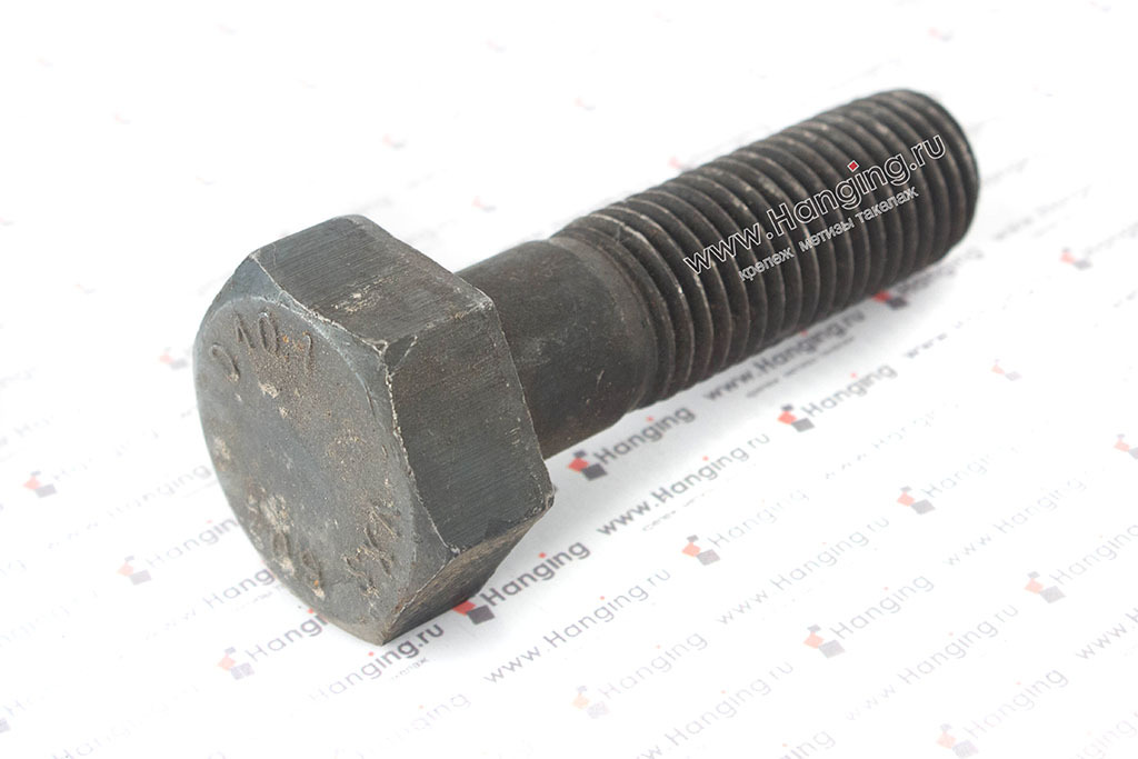 Высокопрочные болты М24*85 10.9 ХЛ ГОСТ Р 52644-2006 без покрытия с увеличенной шестигранной головкой под ключ для металлических конструкций