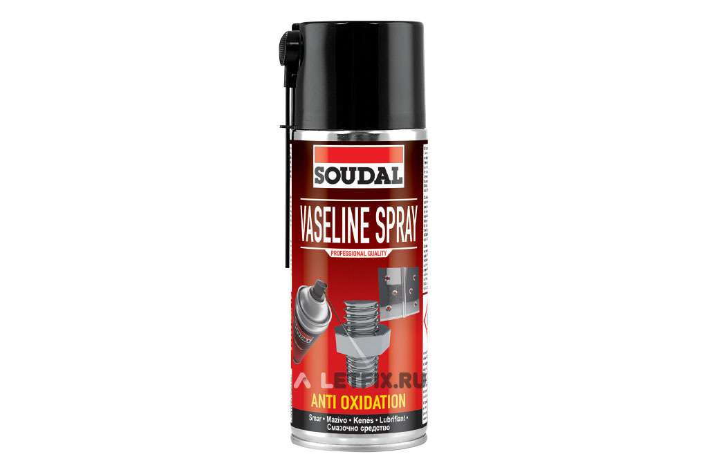 Технический вазелин-спрей для резьбы Soudal Vaseline Spray 400 мл (спрей), 134153